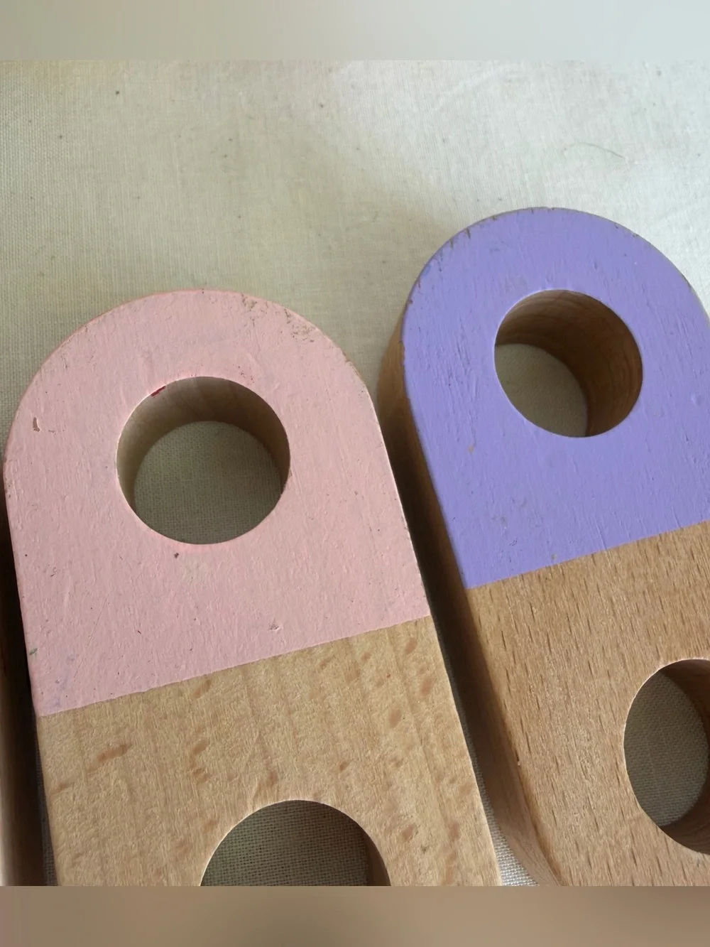 KiwiCo Panda Crate Wooden Peg Board baby/ Toddler Toy
